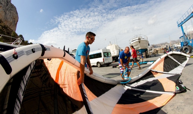 transportando el equipo